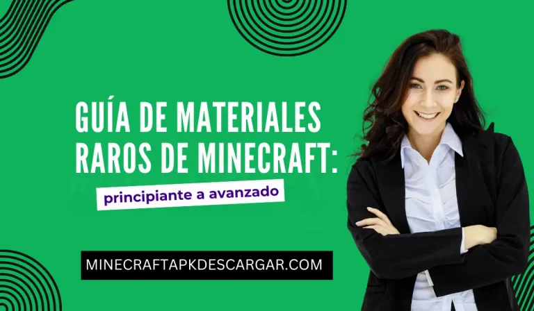 Guía de materiales raros de Minecraft